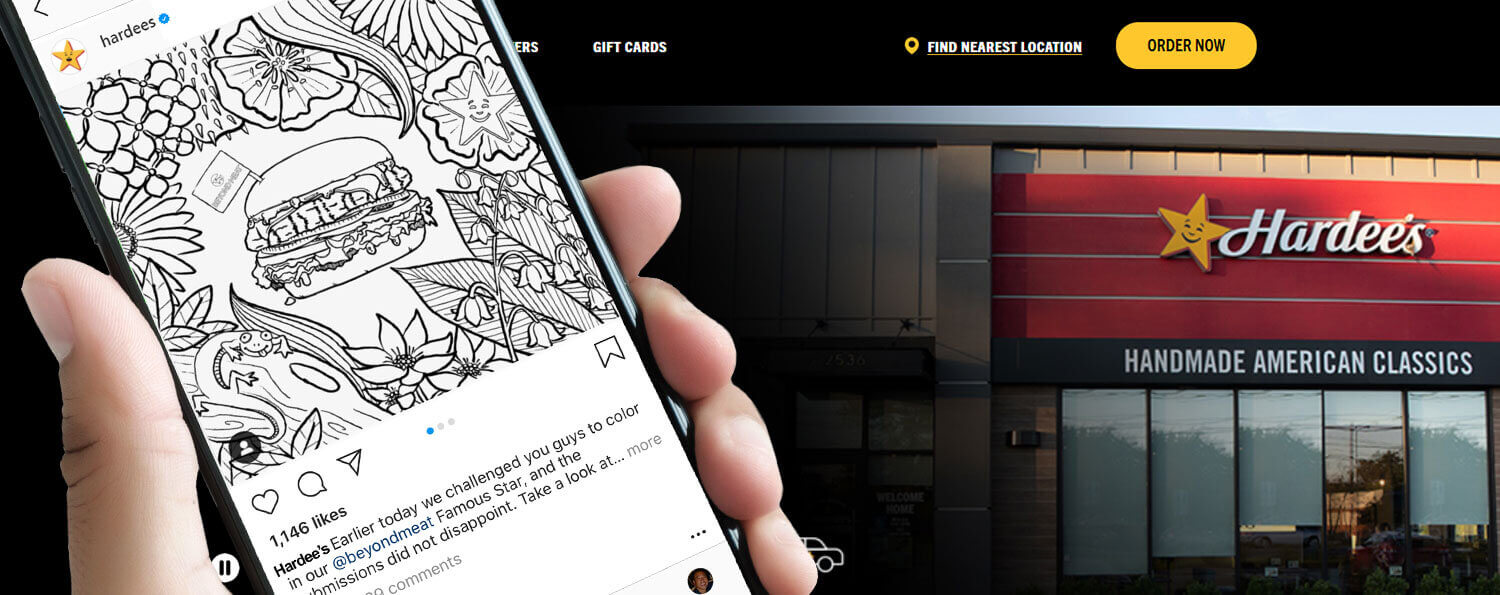 Hardee's Food Bag - Flavor Lit by Fire